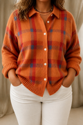Camille | Plaid Cardigan
