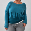 Nevaeh - Retro Scandinavian knitted sweater