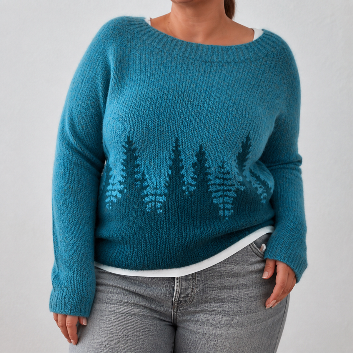 Nevaeh - Retro Scandinavian knitted sweater