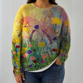 Adriana - Retro Scandinavian knitted sweater