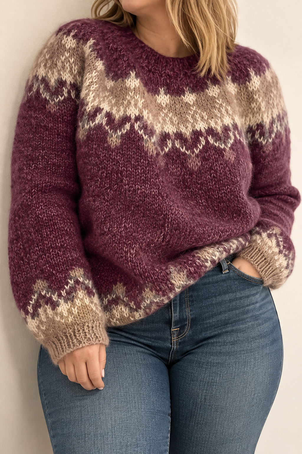 Carol | Cashmere Fair Isle Sweater