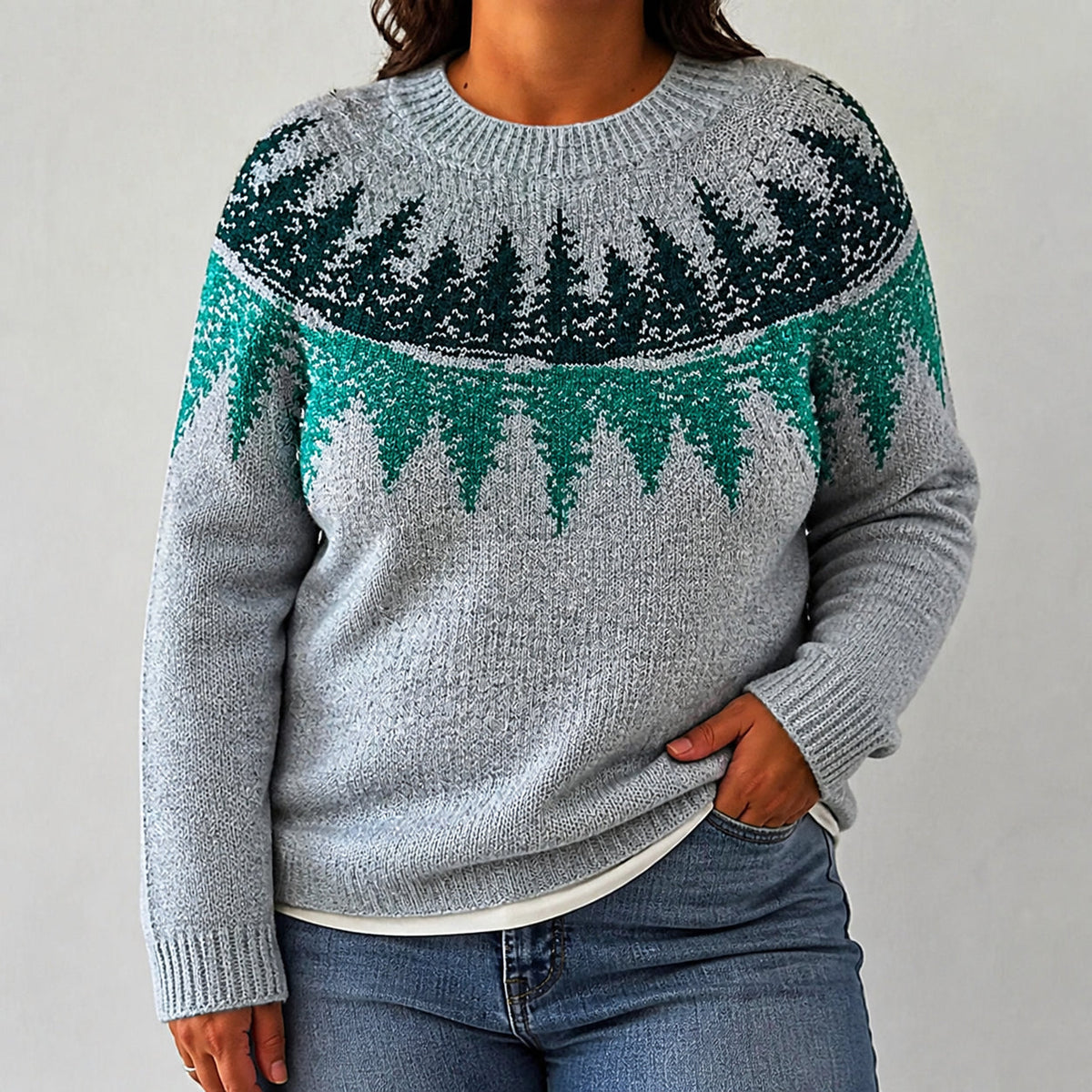 Ellie - Retro Scandinavian knitted sweater