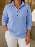 Florence | V-Neck Polo Sweater