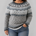 Clara - Retro Scandinavian knitted sweater