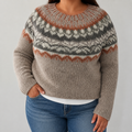 Debbie - Retro Scandinavian knitted sweater