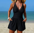 Women's Tankini Flattering - Black