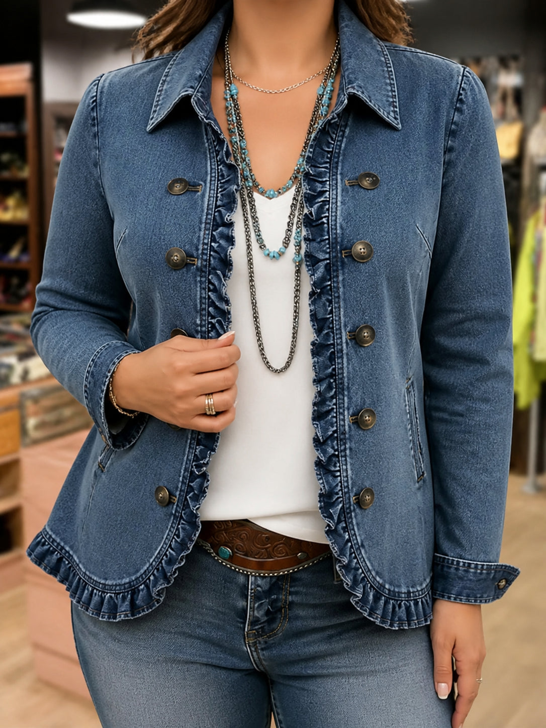 Ruffelle | Ruffled Jacket