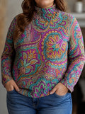 Marchetta | Jewel Paisley Turtleneck
