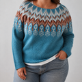 Eva - Retro Scandinavian knitted sweater